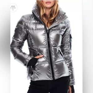 VGUC SAM Freestyle Down Puffer in anthracite (metallic gunmetal colour)